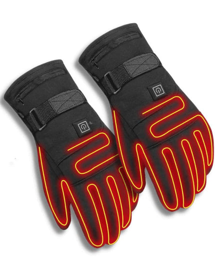 Men's Battery Heated Winter Gloves with Touchscreen Fingertips