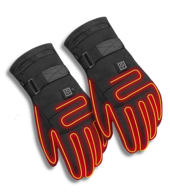Men's Battery Heated Winter Gloves with Touchscreen Fingertips