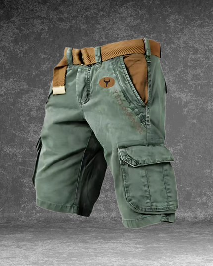 Men's Cargo Shorts with Flap Pockets