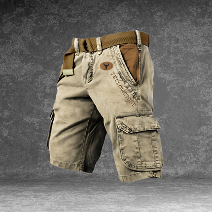 Men's Cargo Shorts with Flap Pockets