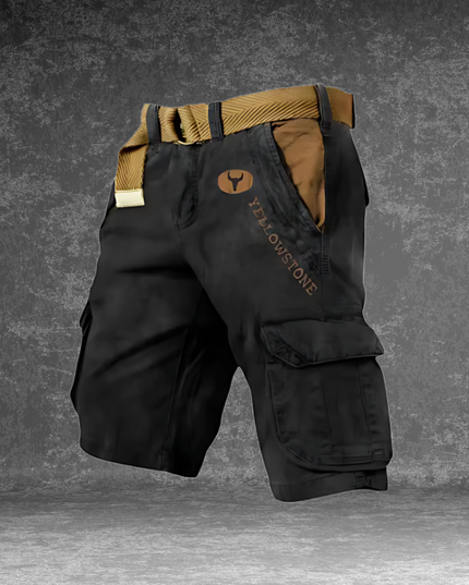 Men's Cargo Shorts with Flap Pockets