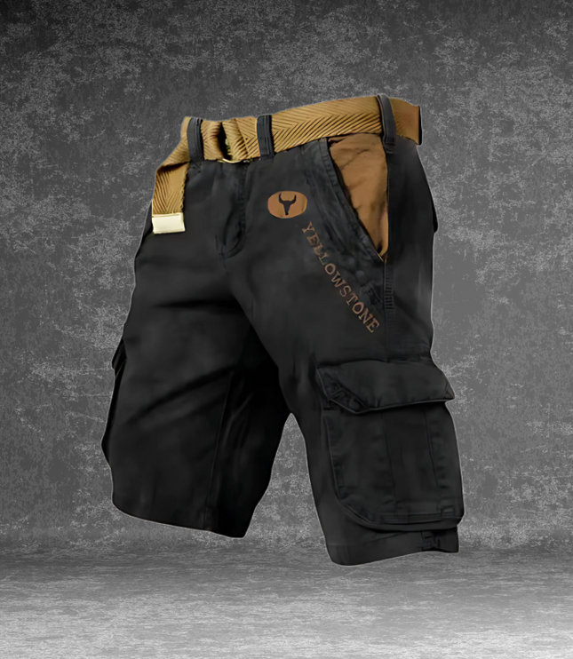 Men's Cargo Shorts with Flap Pockets