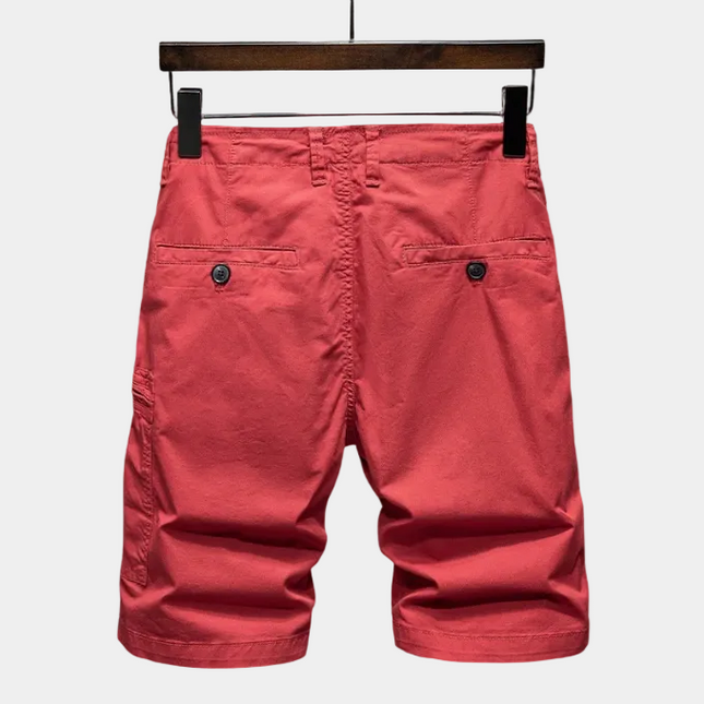 Men's Cargo Shorts with Zip Flap Pockets