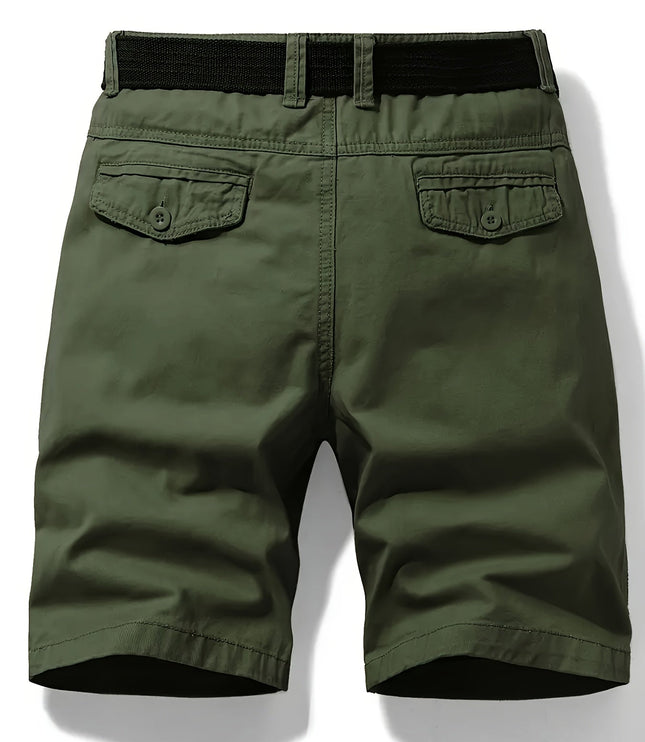 Men's Classic Fit Shorts with Back Flap Pockets