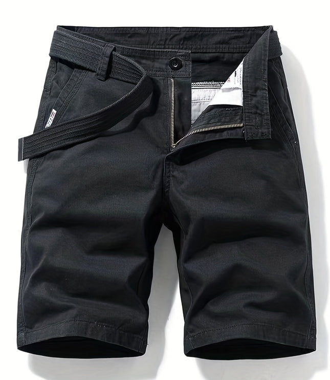 Men's Classic Fit Shorts with Back Flap Pockets