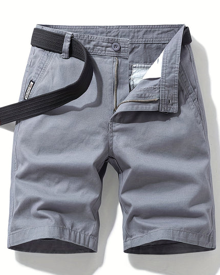Men's Classic Fit Shorts with Back Flap Pockets