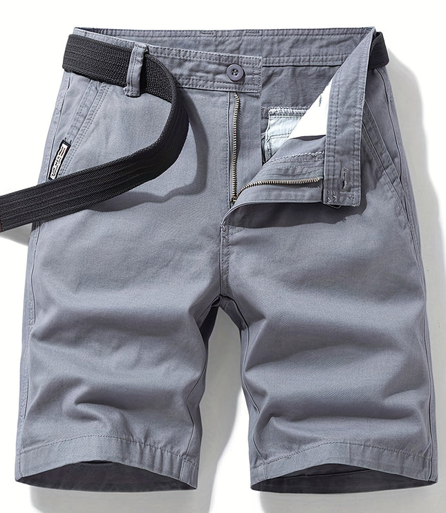 Men's Classic Fit Shorts with Back Flap Pockets