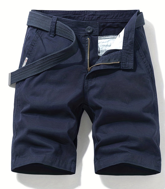 Men's Classic Fit Shorts with Back Flap Pockets