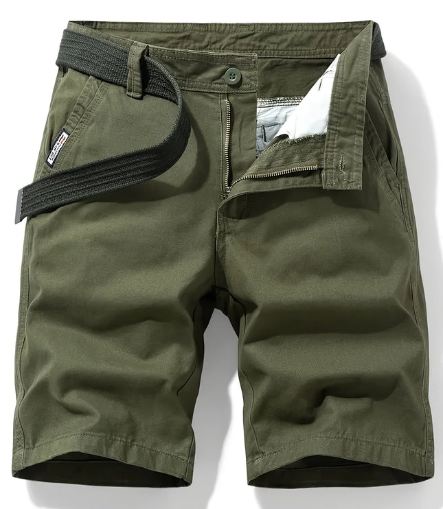 Men's Classic Fit Shorts with Back Flap Pockets