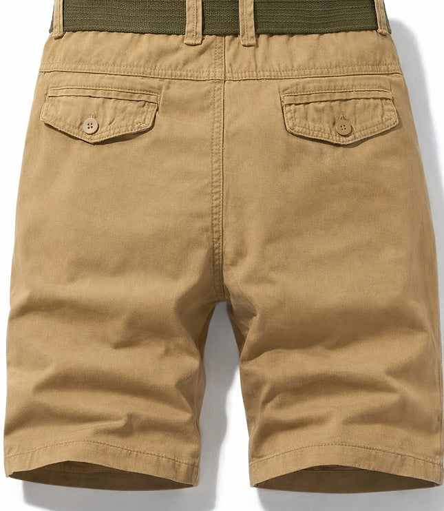 Men's Classic Fit Shorts with Back Flap Pockets