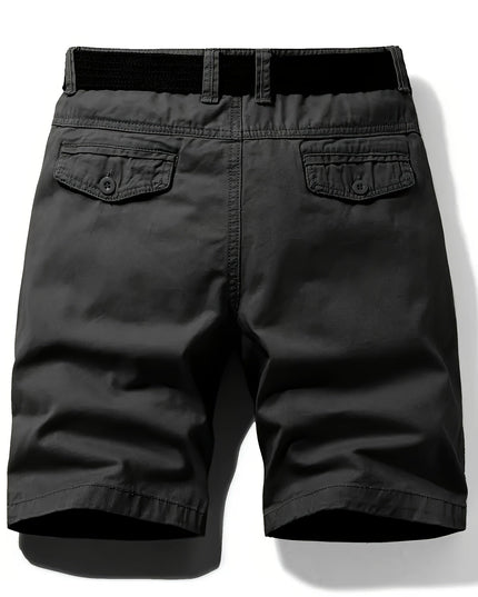 Men's Classic Fit Shorts with Back Flap Pockets