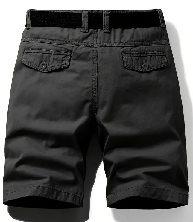 Men's Classic Fit Shorts with Back Flap Pockets