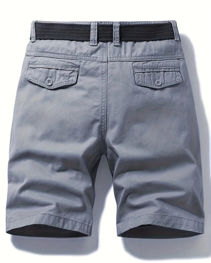 Men's Classic Fit Shorts with Back Flap Pockets