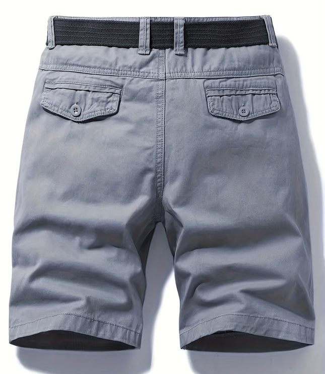 Men's Classic Fit Shorts with Back Flap Pockets