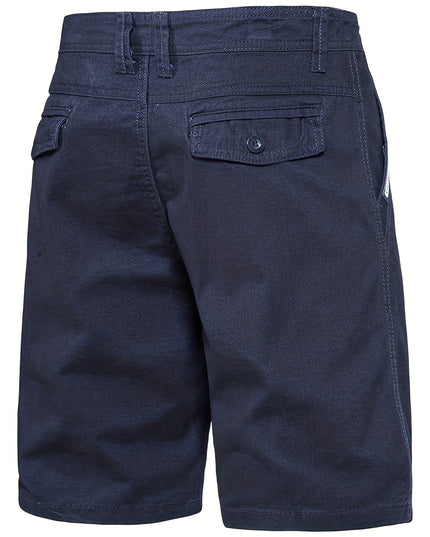 Men's Classic Fit Shorts with Back Flap Pockets