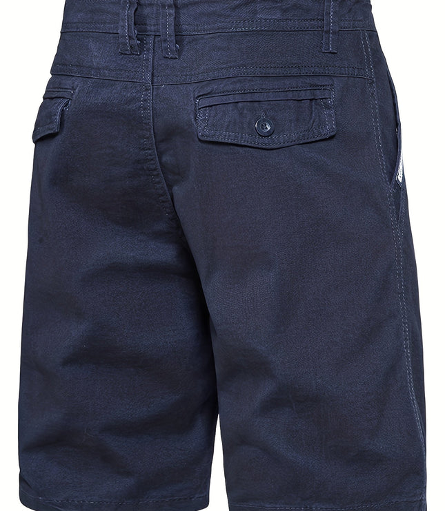 Men's Classic Fit Shorts with Back Flap Pockets