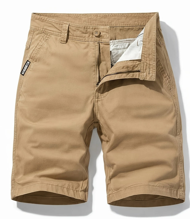 Men's Classic Fit Shorts with Back Flap Pockets