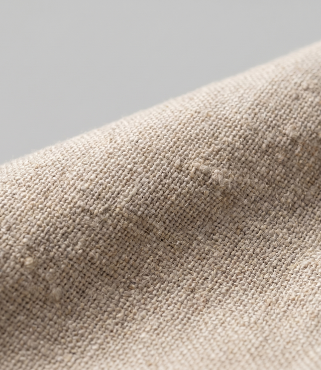 Men's Drawstring Linen Shorts with Elastic Waist