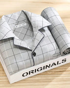 Gray Windowpane / L