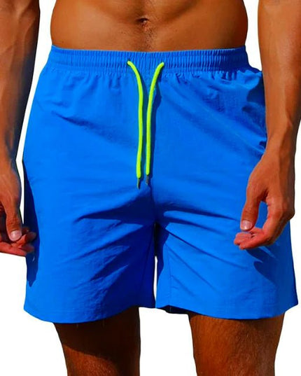 Men's Quick-Dry Swim Shorts with Mesh Liner