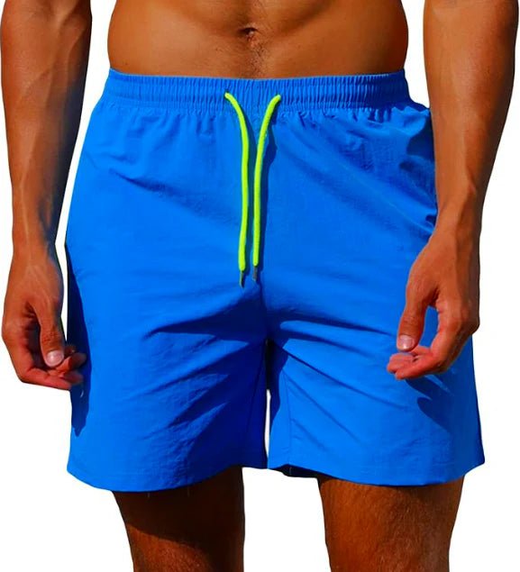 Men's Quick-Dry Swim Shorts with Mesh Liner