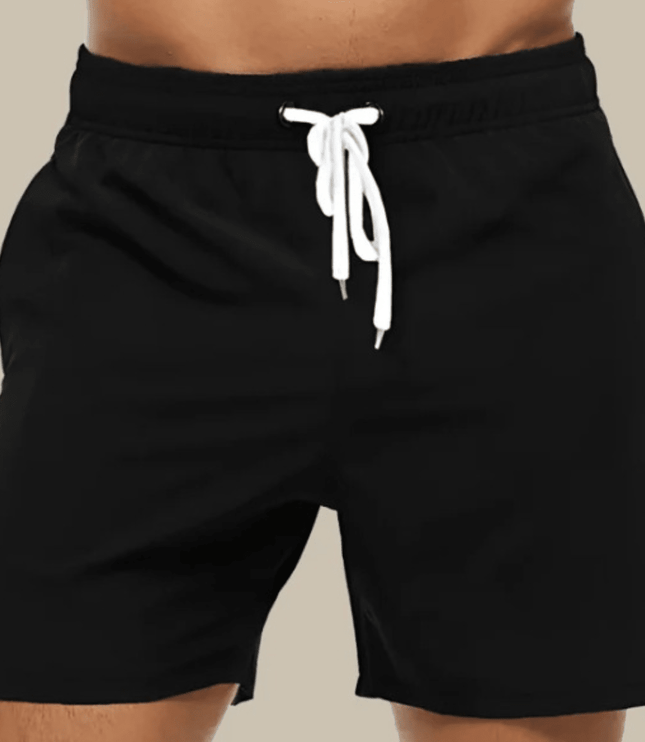 Men's Quick-Dry Swim Shorts with Mesh Liner