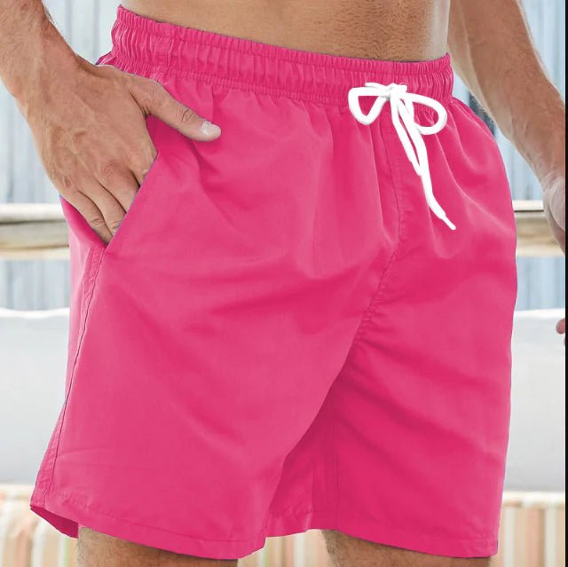 Men's Quick-Dry Swim Shorts with Mesh Liner