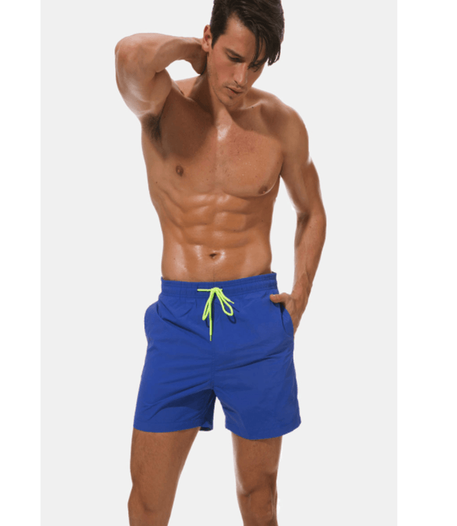 Men's Quick-Dry Swim Shorts with Mesh Liner