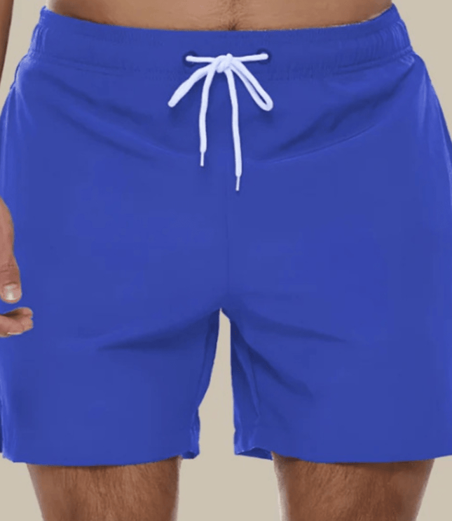 Men's Quick-Dry Swim Shorts with Mesh Liner