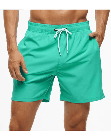 Men's Quick-Dry Swim Shorts with Mesh Liner
