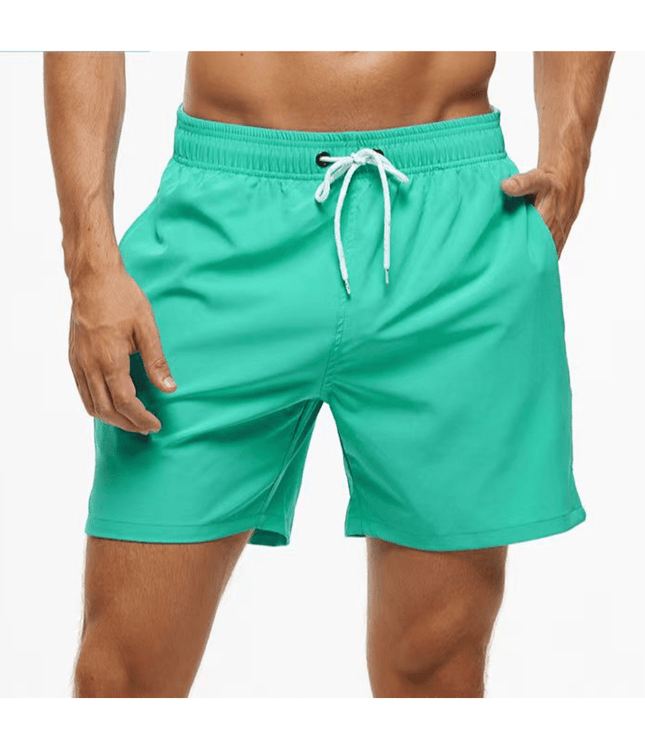 Men's Quick-Dry Swim Shorts with Mesh Liner