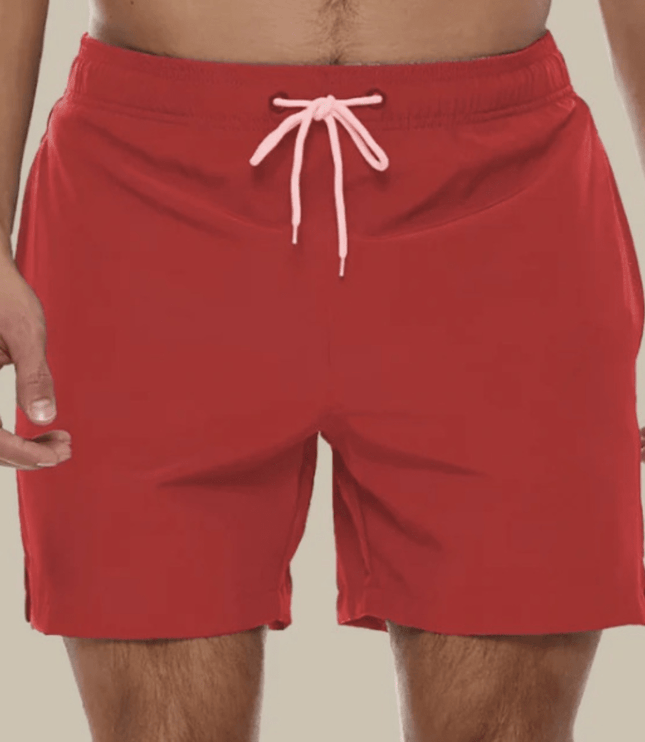 Men's Quick-Dry Swim Shorts with Mesh Liner