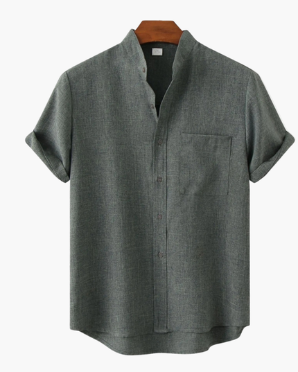 Men's Short Sleeve Shirt and Shorts Set