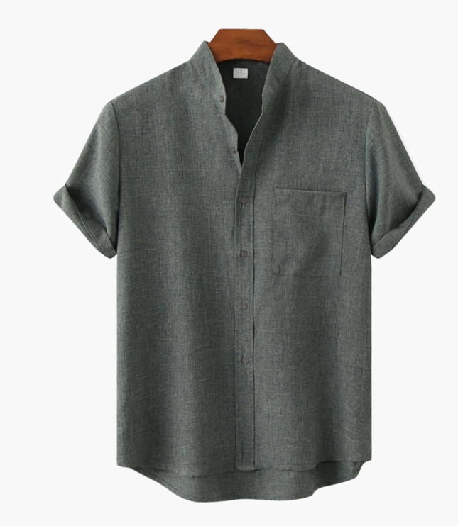 Men's Short Sleeve Shirt and Shorts Set