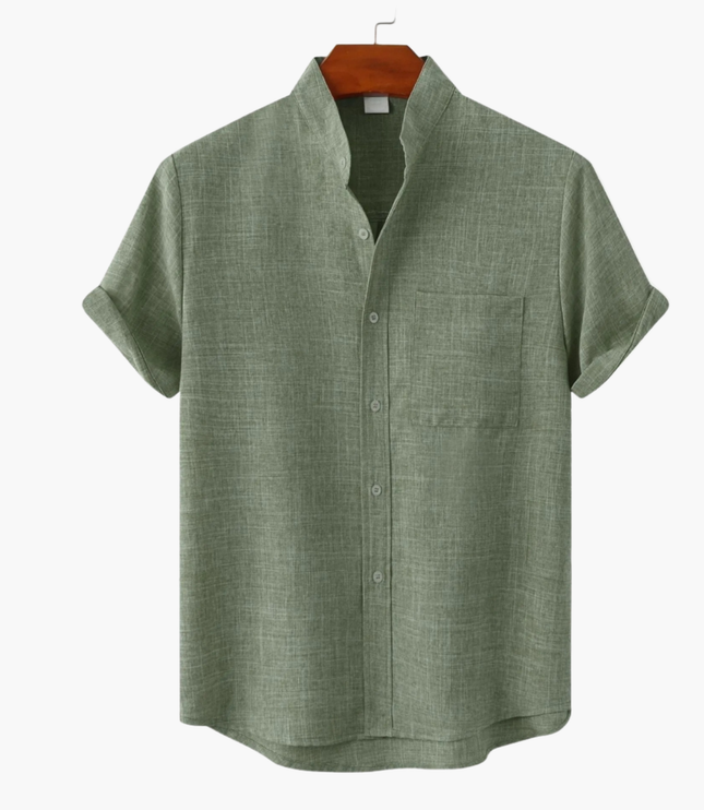 Men's Short Sleeve Shirt and Shorts Set