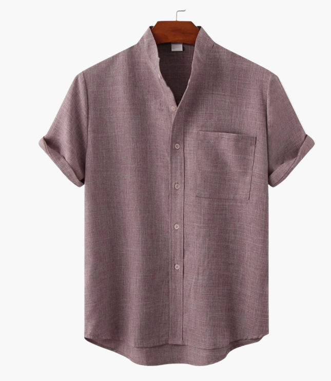 Men's Short Sleeve Shirt and Shorts Set