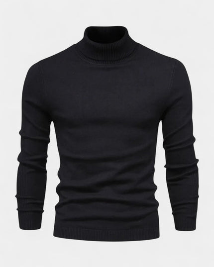 Men's Slim Fit Ribbed Turtleneck Sweater