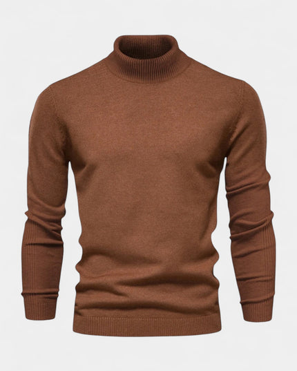 Men's Slim Fit Ribbed Turtleneck Sweater