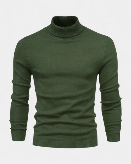 Men's Slim Fit Ribbed Turtleneck Sweater