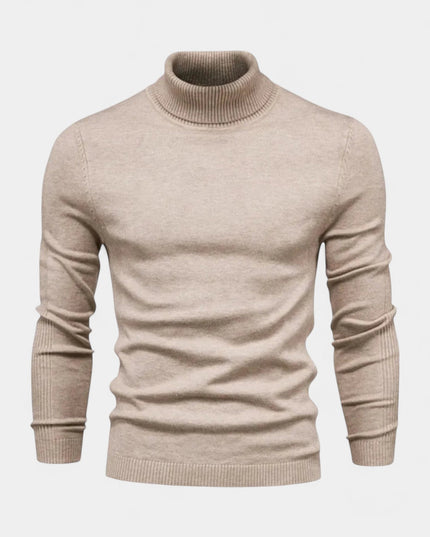 Men's Slim Fit Ribbed Turtleneck Sweater