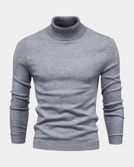 Men's Slim Fit Ribbed Turtleneck Sweater