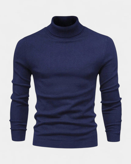 Men's Slim Fit Ribbed Turtleneck Sweater