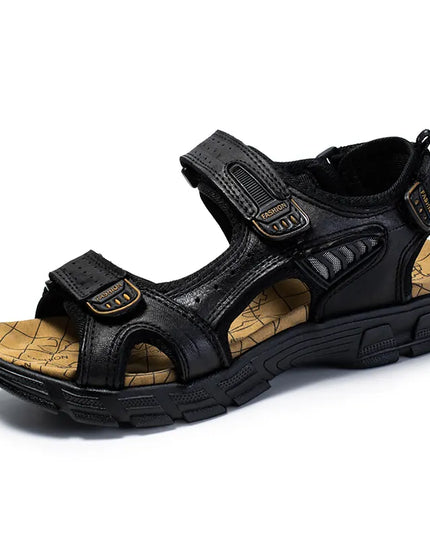Men's Sport Sandals with Adjustable Hook-and-Loop Straps