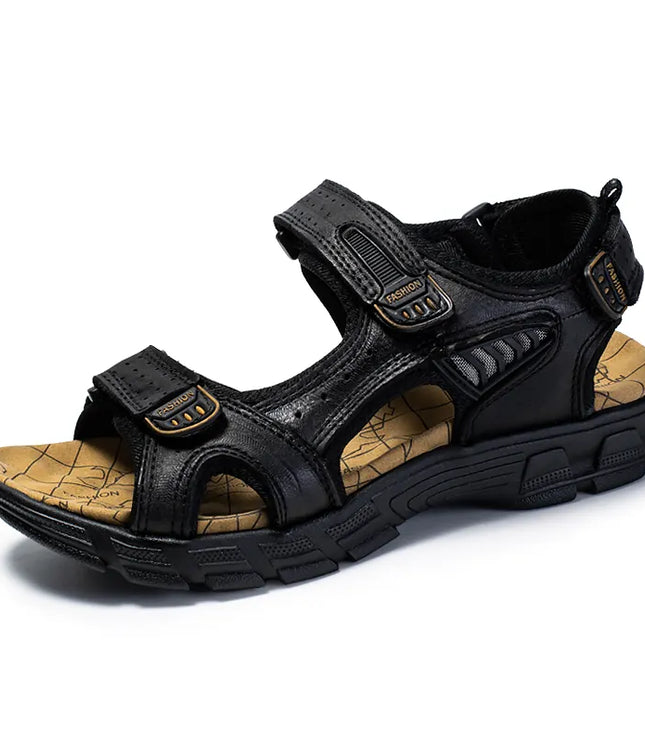 Men's Sport Sandals with Adjustable Hook-and-Loop Straps