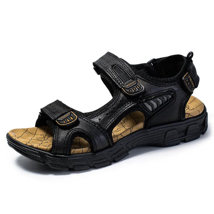 Men's Sport Sandals with Adjustable Hook-and-Loop Straps