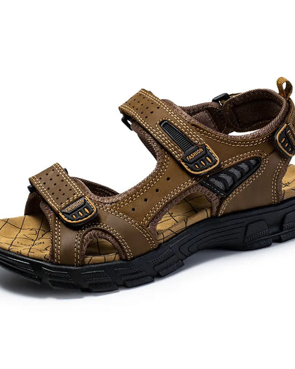 Men's Sport Sandals with Adjustable Hook-and-Loop Straps