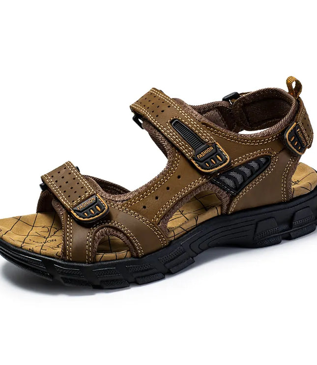 Men's Sport Sandals with Adjustable Hook-and-Loop Straps