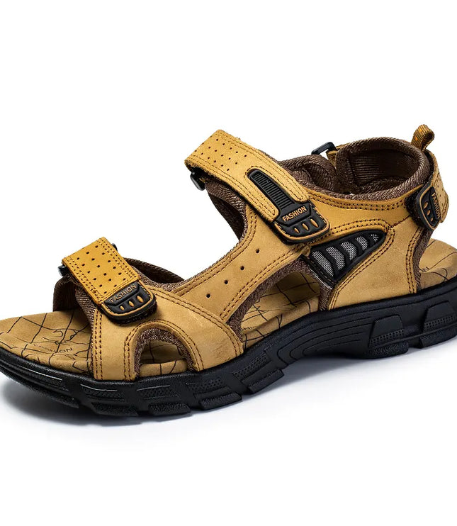 Men's Sport Sandals with Adjustable Hook-and-Loop Straps