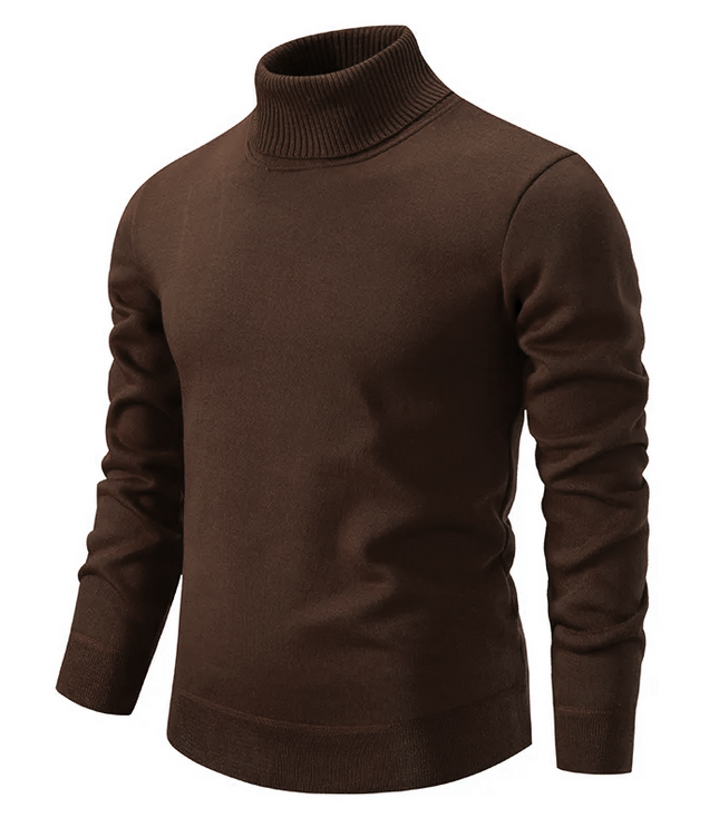 Men's Turtleneck Jumper in a Fine Knit