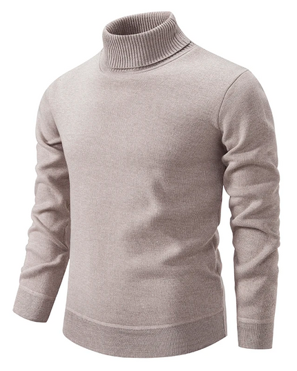 Men's Turtleneck Jumper in a Fine Knit